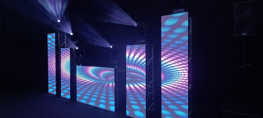 écran led intérieur mariage 